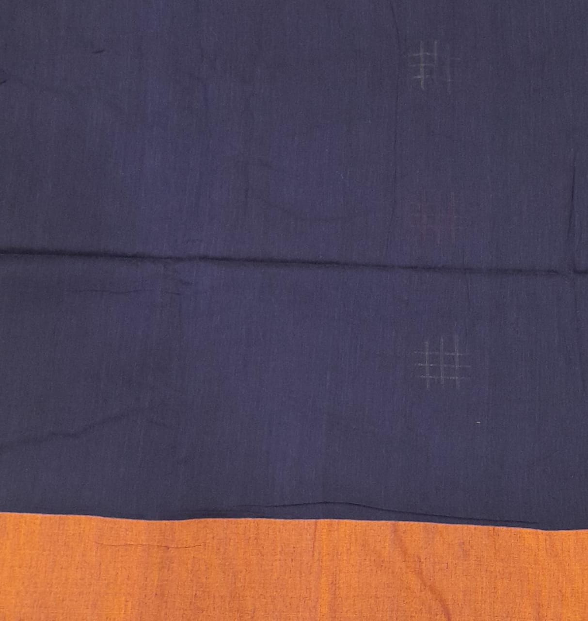 Royal blue Khadhi Cotton Saree