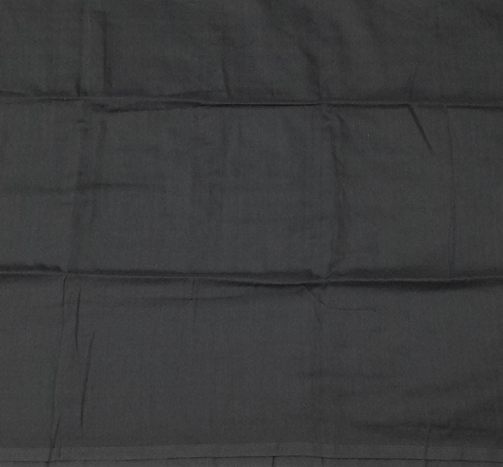Black Khadhi cotton saree