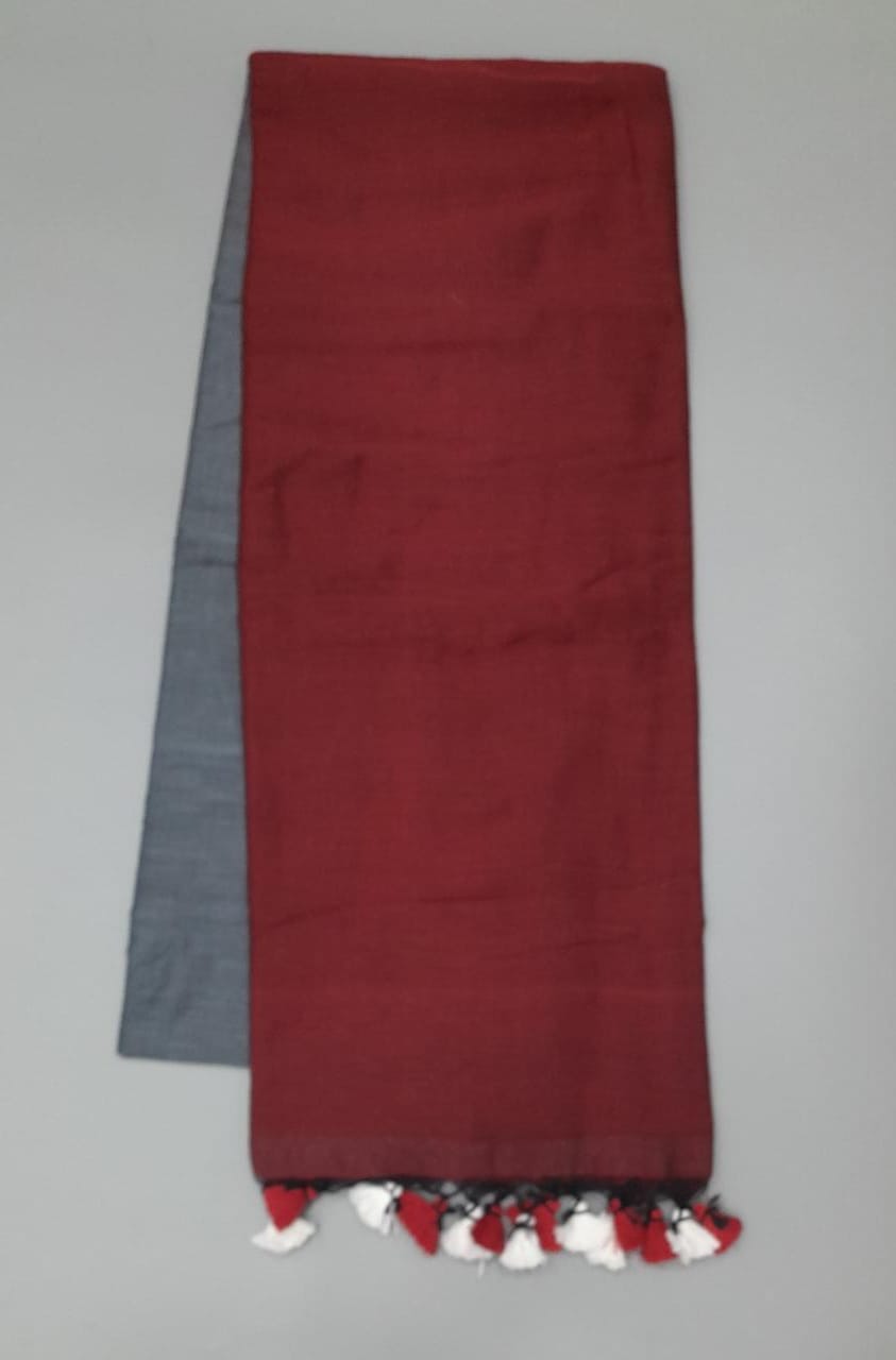 Ash Khadhi cotton saree