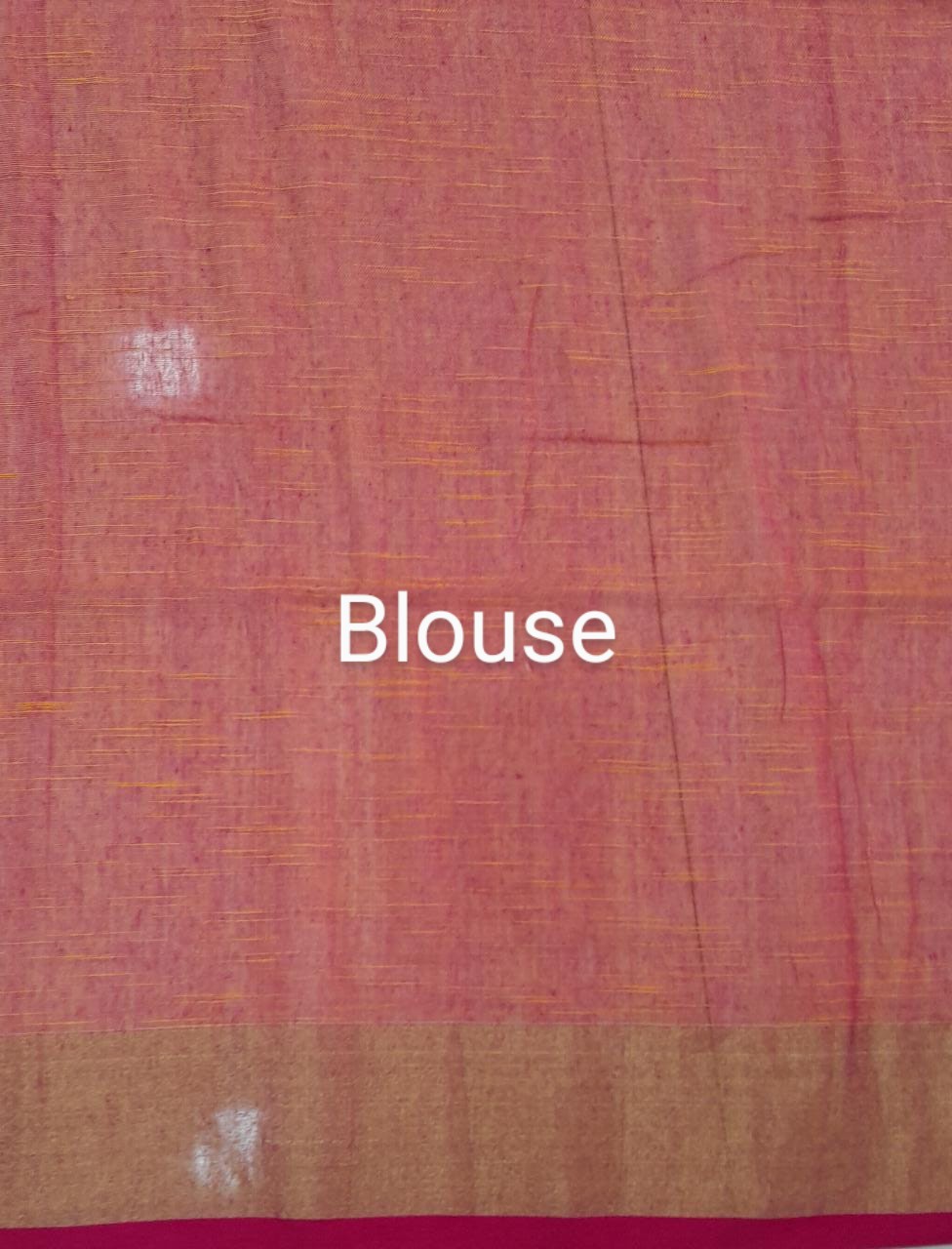 Honey shade Khadhi Cotton Saree