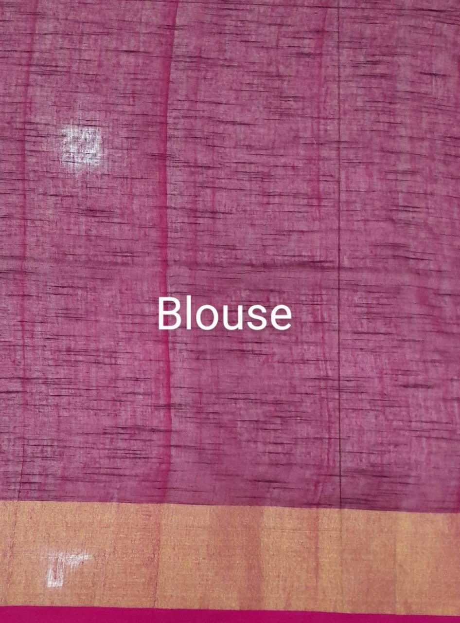 Navy blue Khadhi Cotton Saree