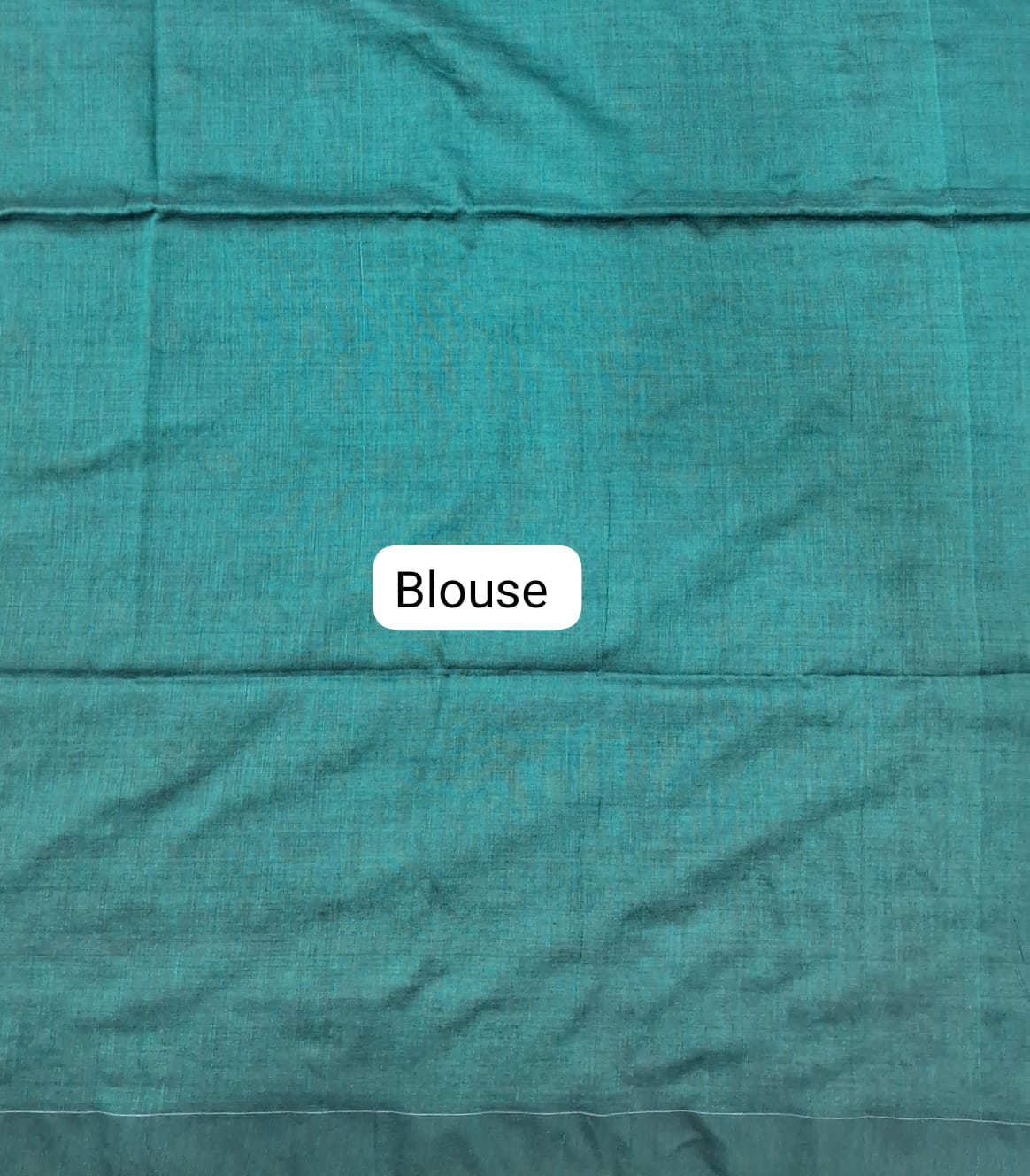 Bottle Green Khadhi Cotton Saree