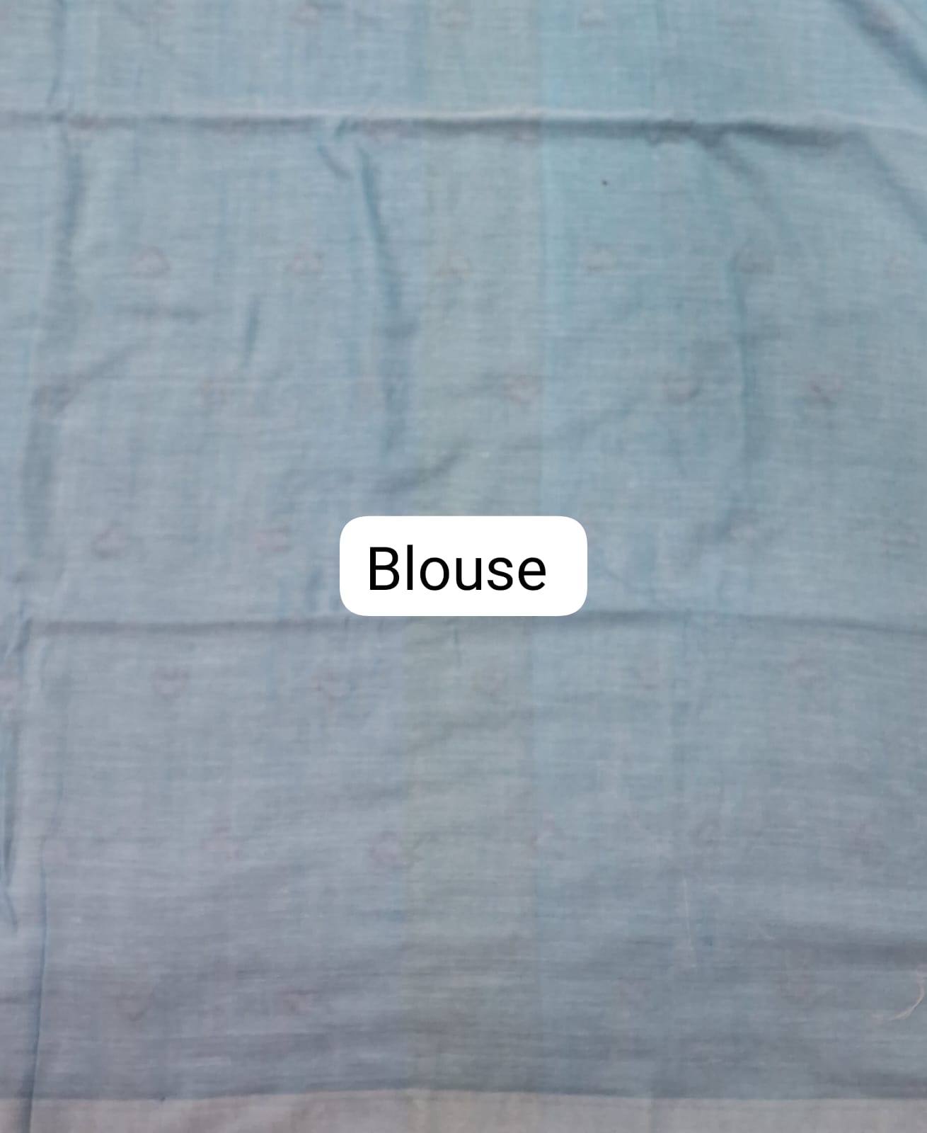 Sky Blue Khadhi Cotton Saree