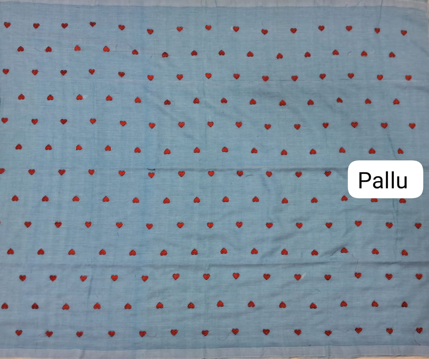Sky Blue Khadhi Cotton Saree