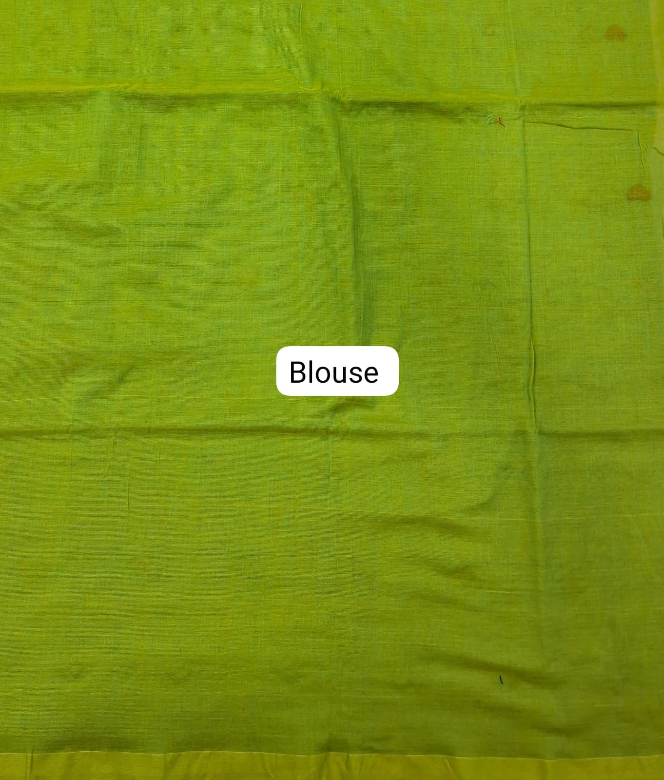 Lime Green Khadhi Cotton Saree