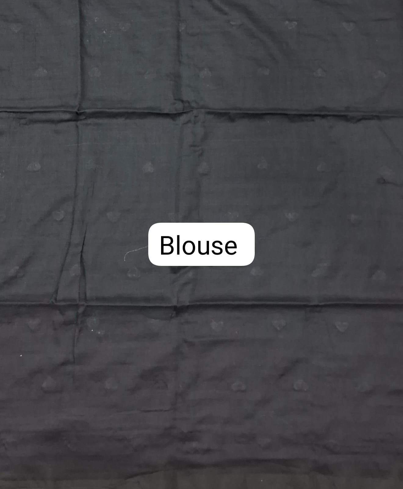 Black Khadhi Cotton Saree