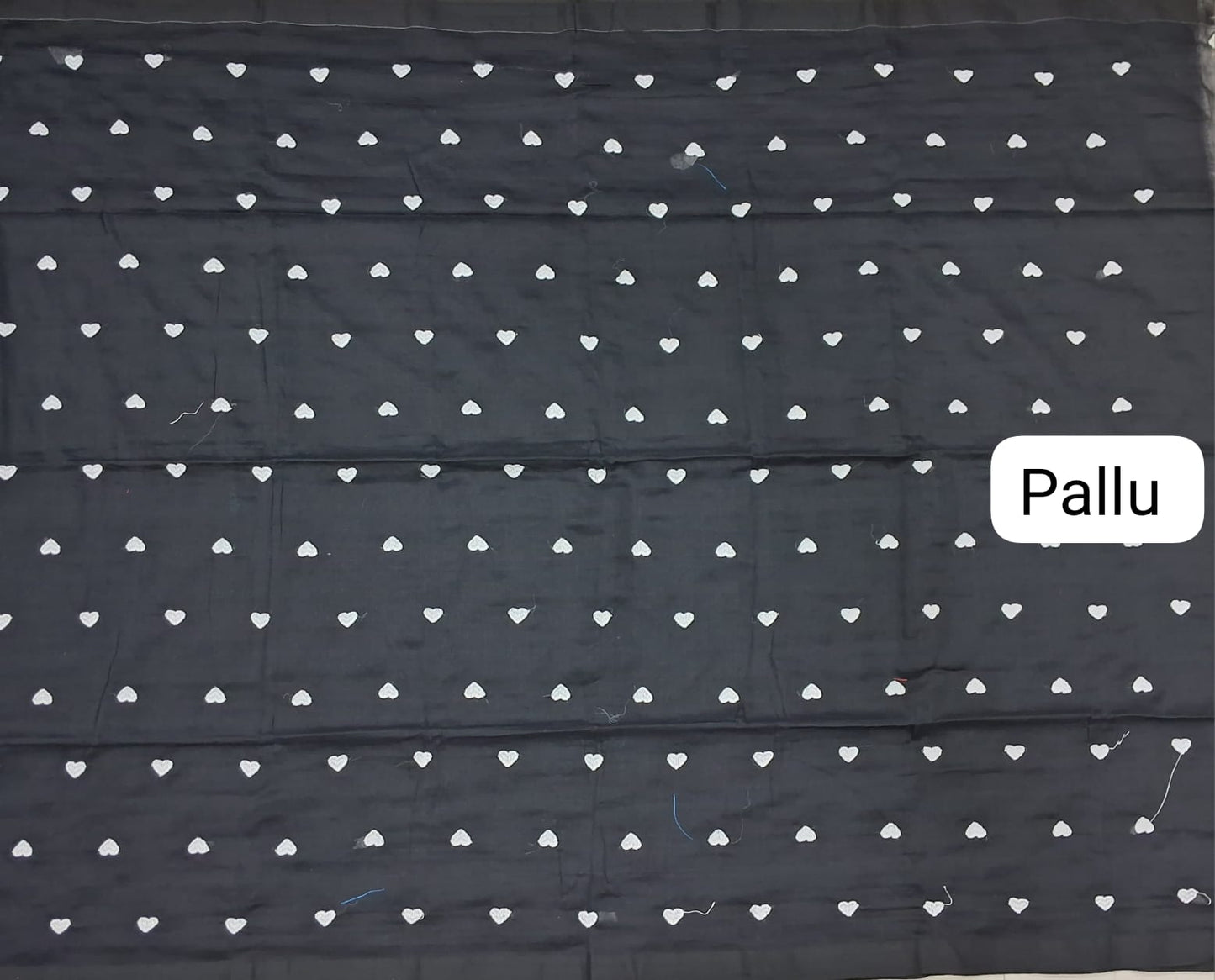 Black Khadhi Cotton Saree