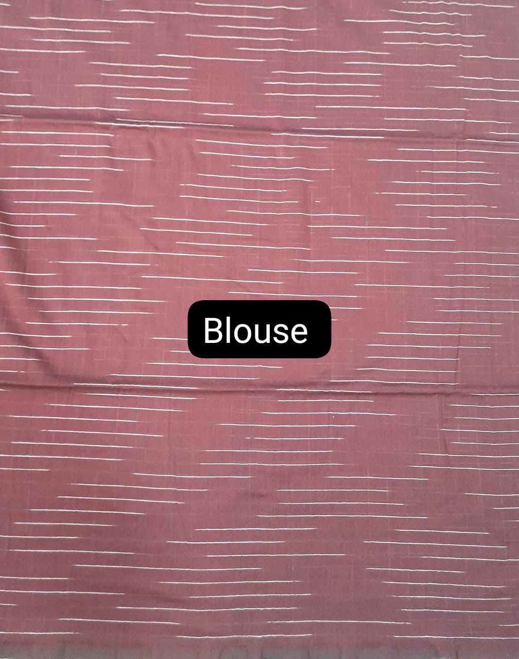 Maroon Khadhi Ikkat Cotton Saree