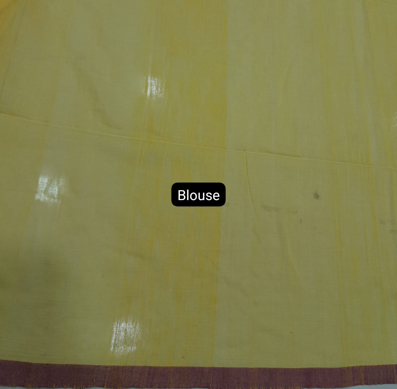 Mustard Yellow Khadhi Cotton Saree