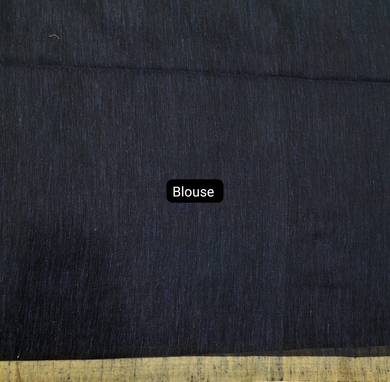 Navy blue Khadhi Cotton Saree