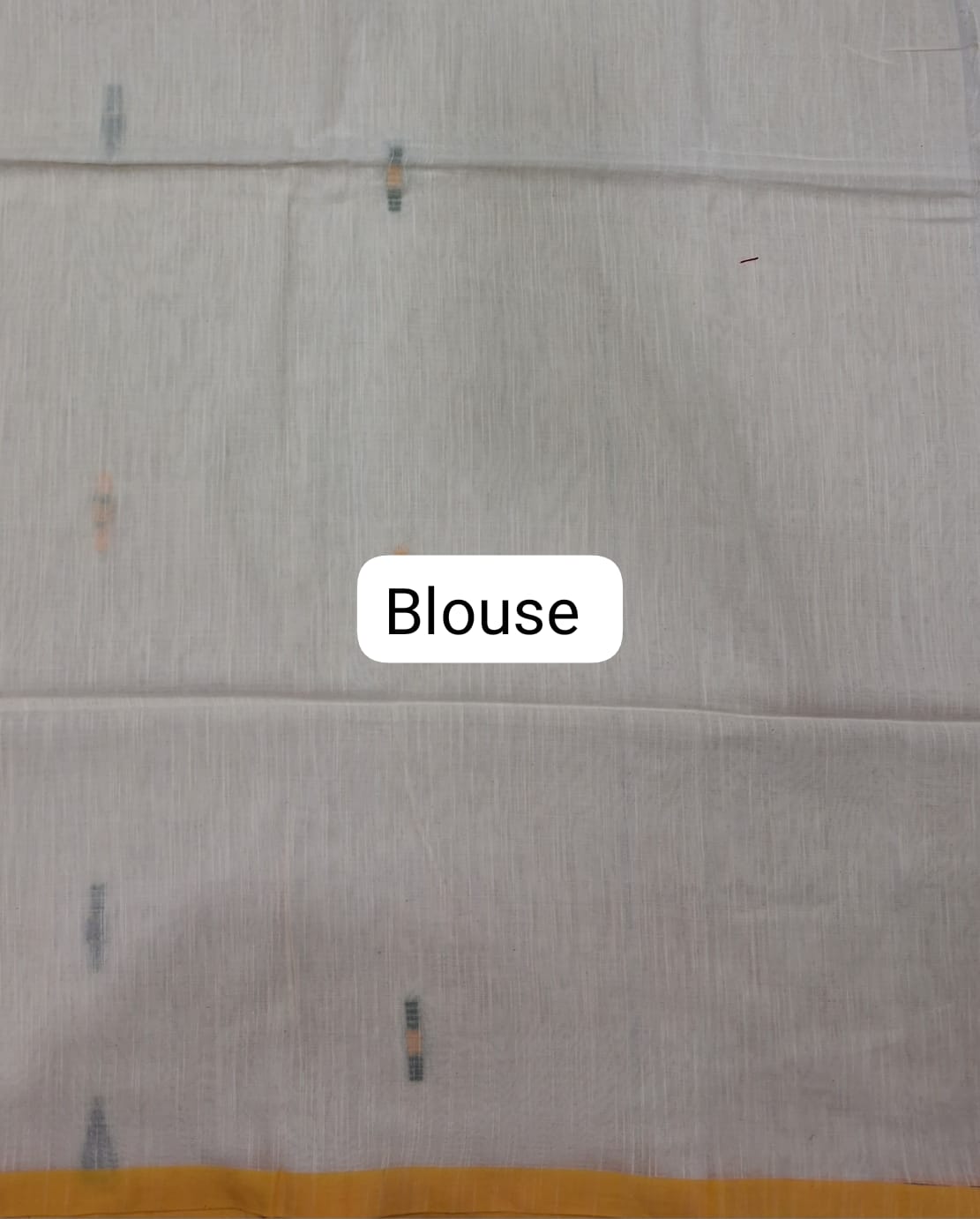 White Khadhi Cotton Saree