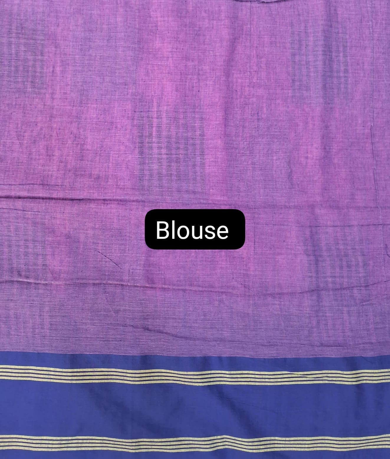 Baby Pink Khadhi cotton saree