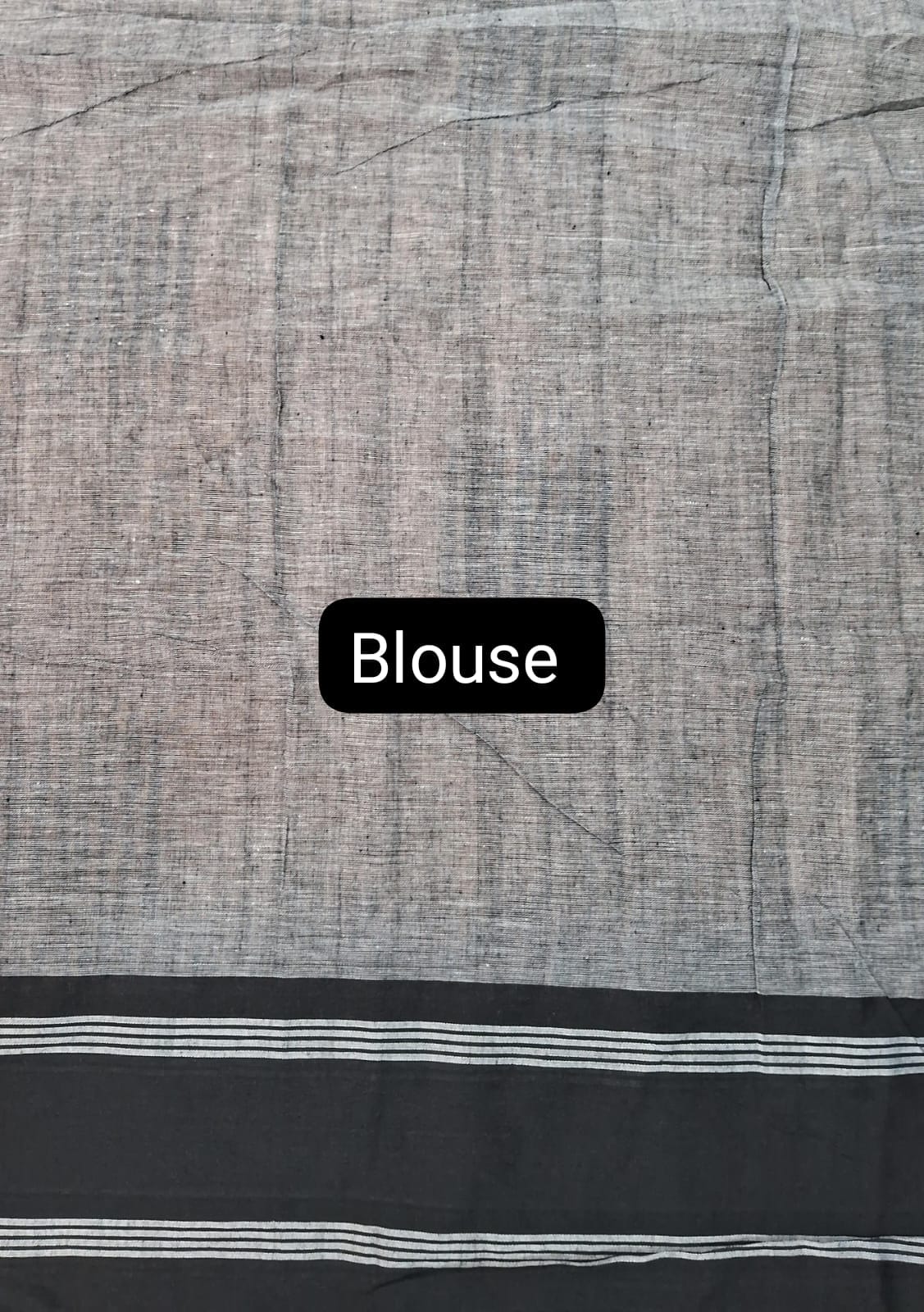 Cream Khadhi cotton saree