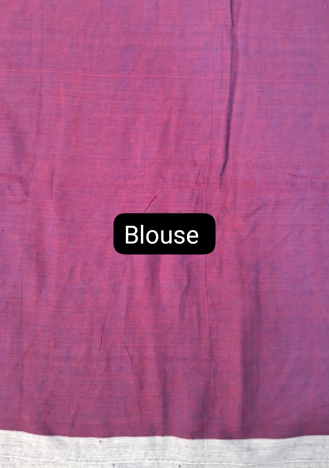 Purple Khadhi Cotton Saree