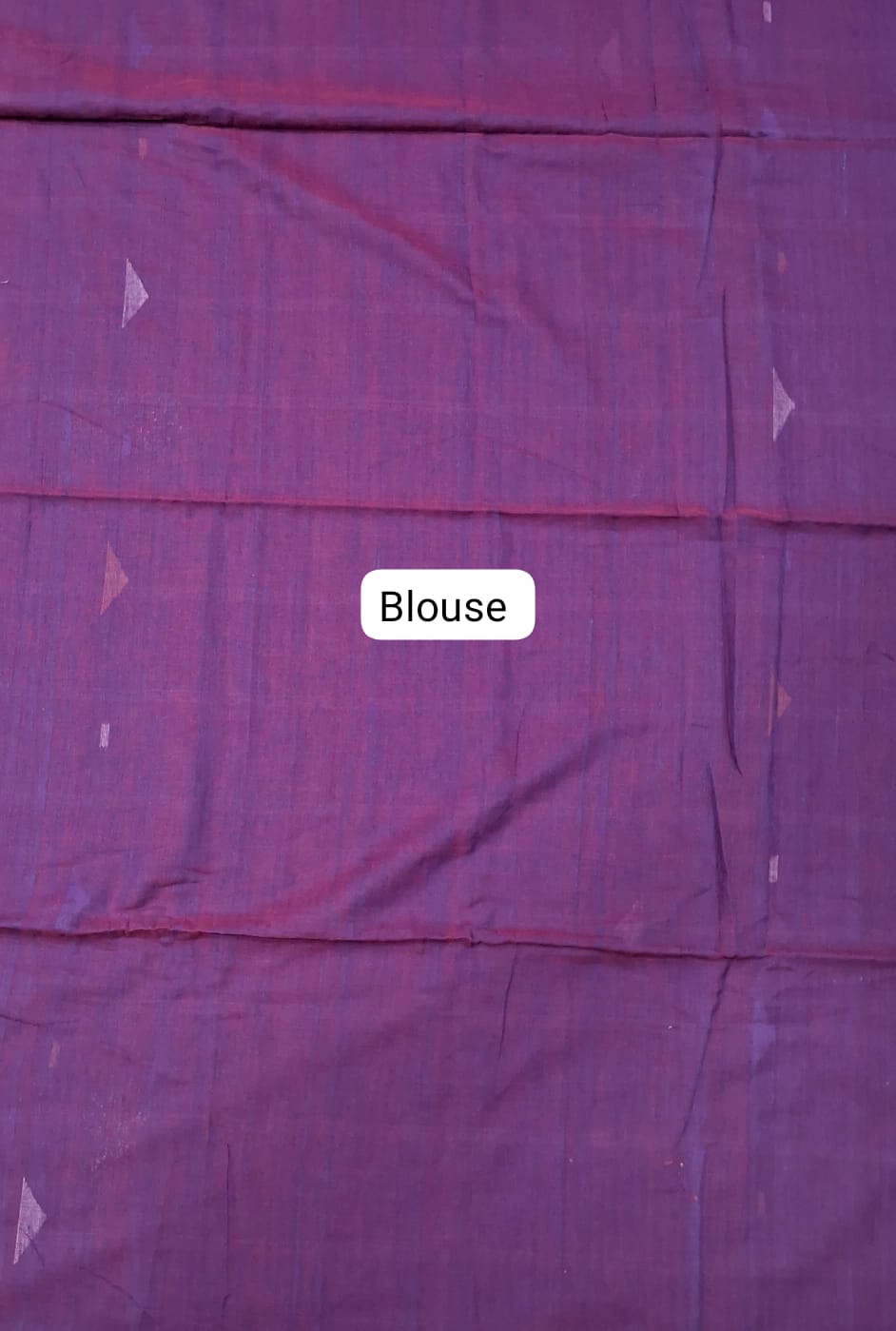 Purple Khadhi Cotton Saree