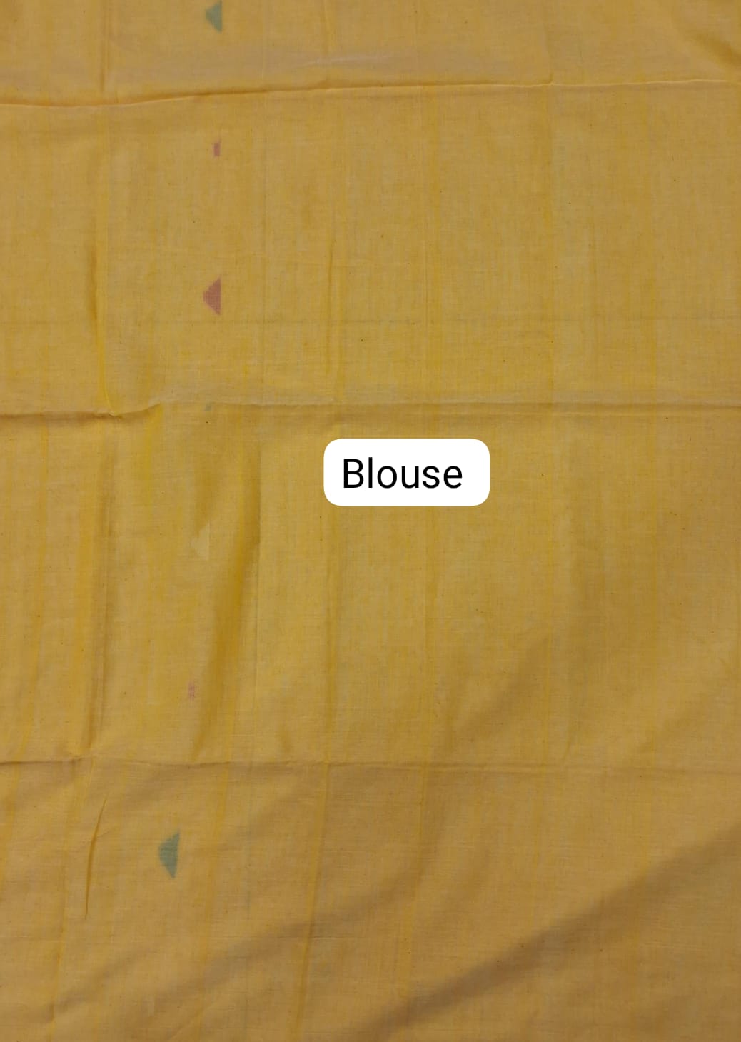 Yellow Khadhi Cotton Saree