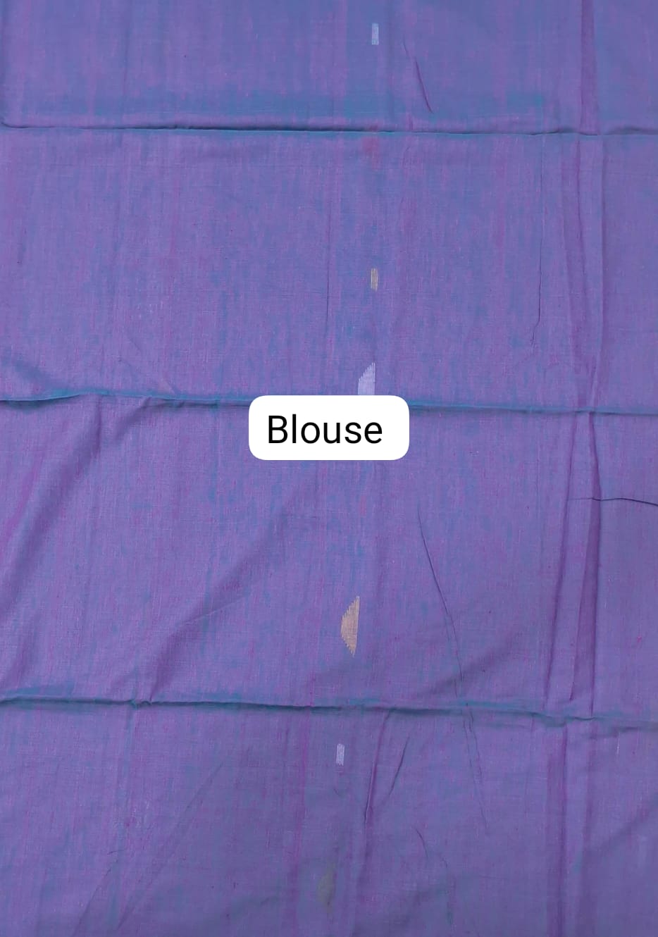 Blue Khadhi Cotton Saree