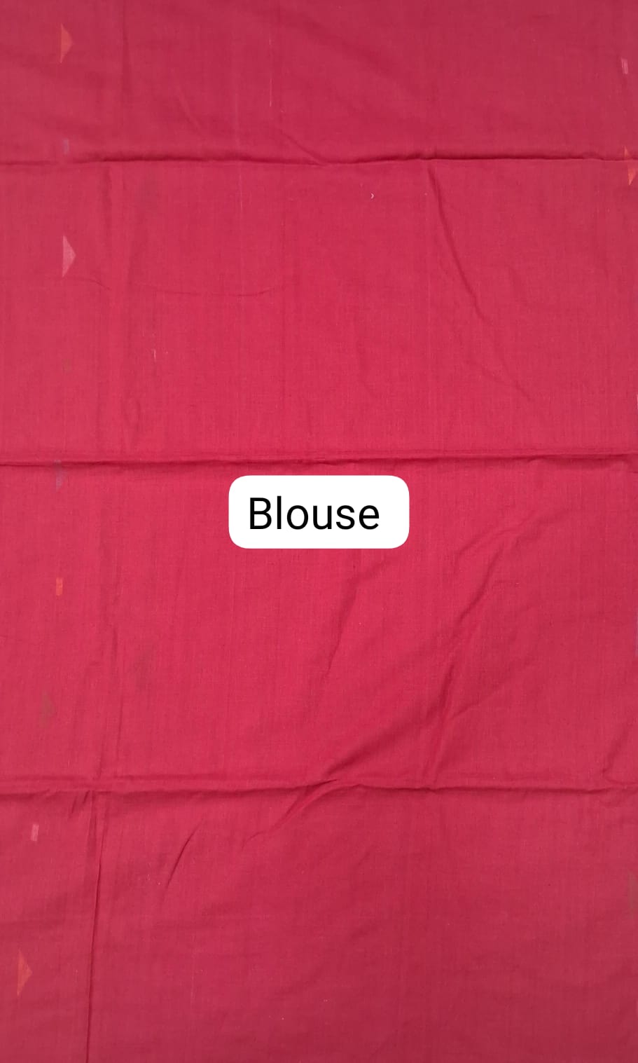 Red Khadhi Cotton Saree