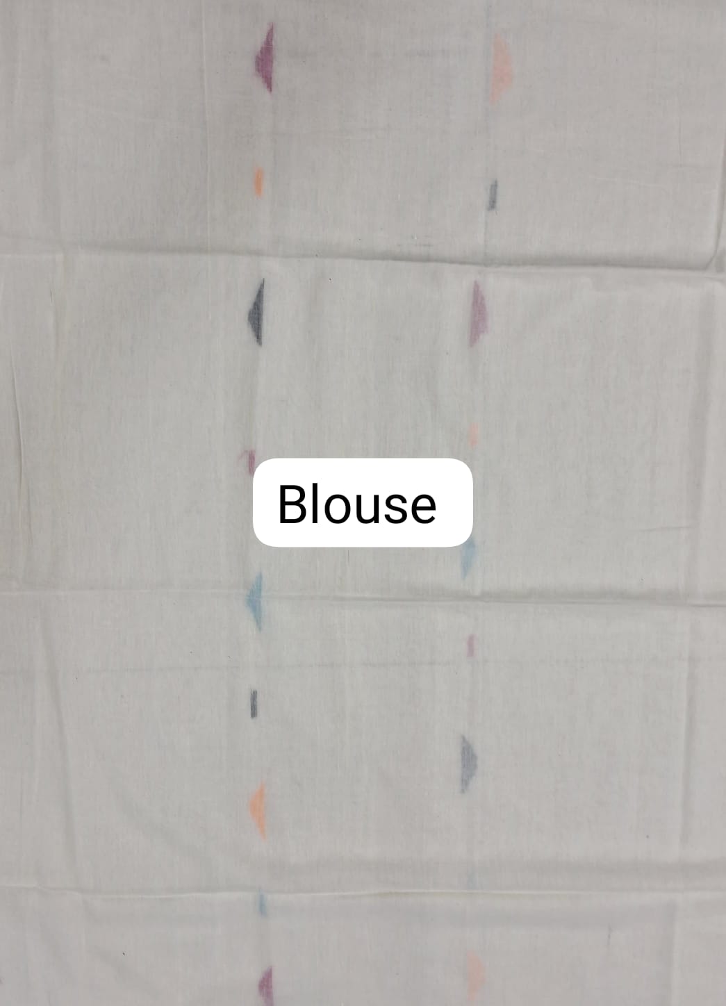 Cream Khadhi Cotton Saree