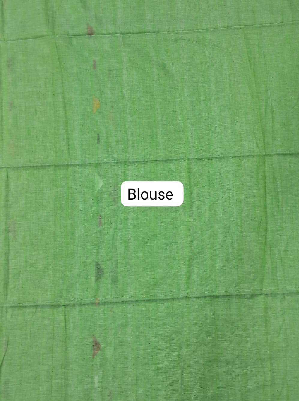 Bright Green Khadhi Cotton Saree