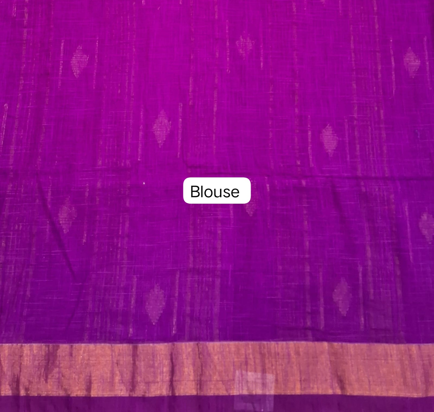 Purple Khadhi Cotton Saree