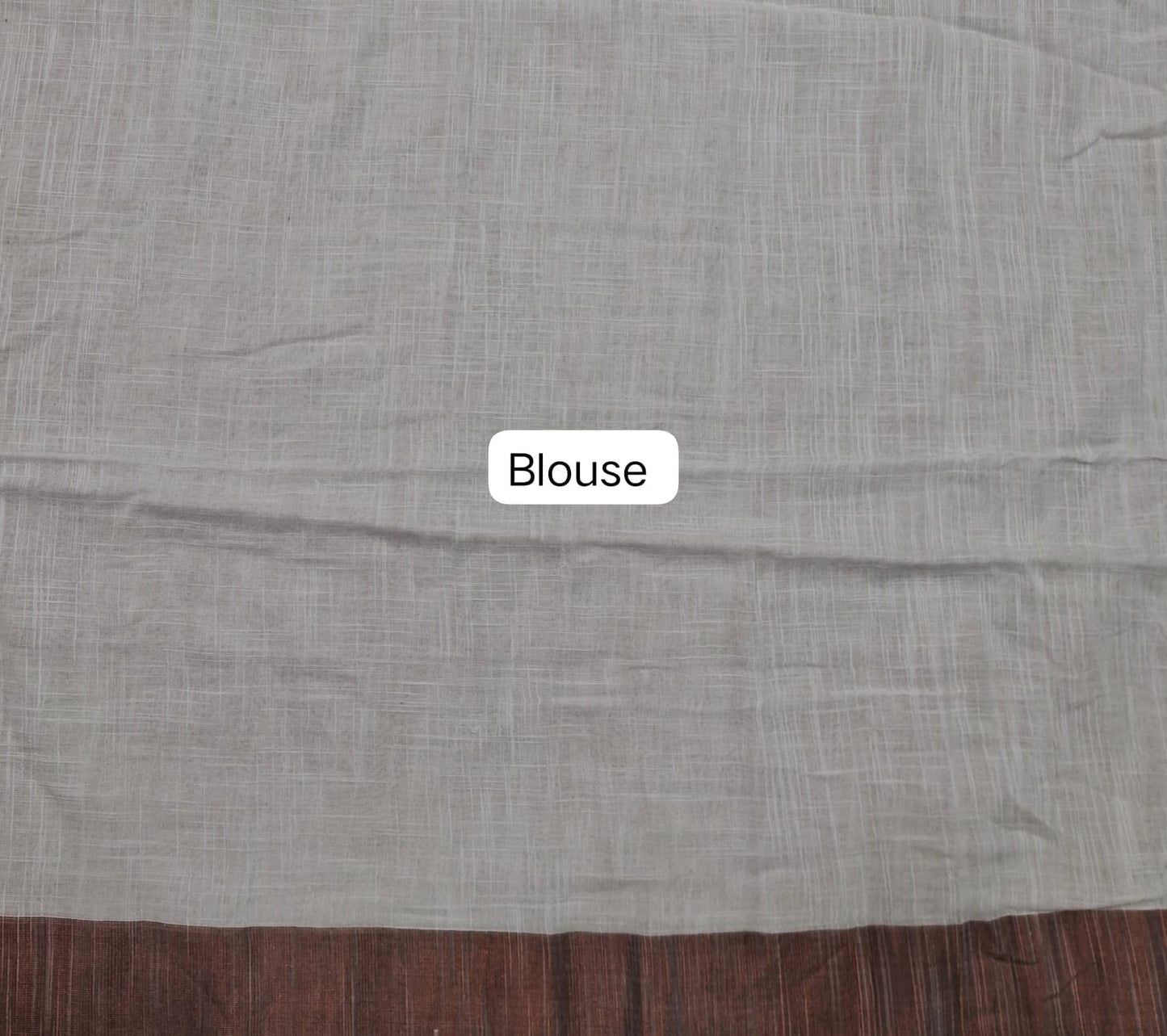 White Khadhi Cotton Saree