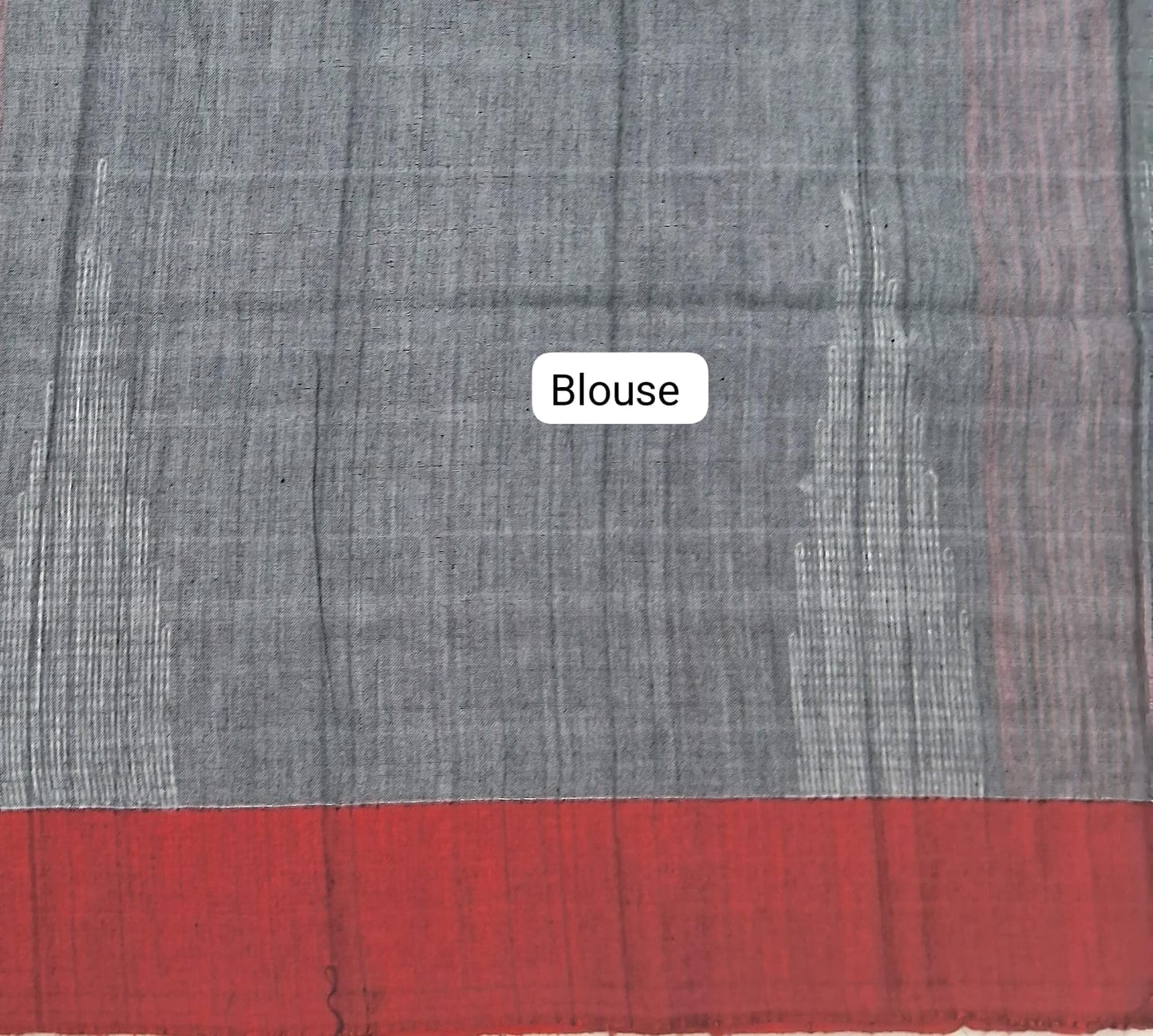 White Khadhi Cotton Saree