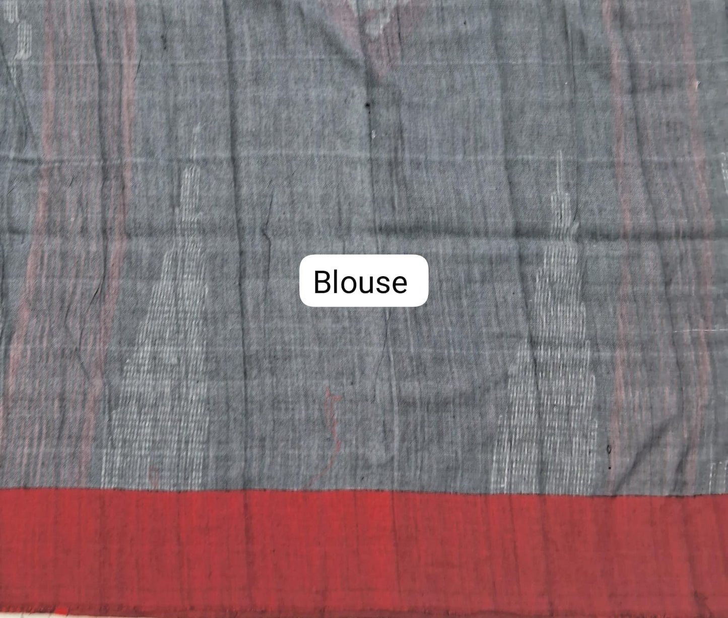 Cream Khadhi Cotton Saree