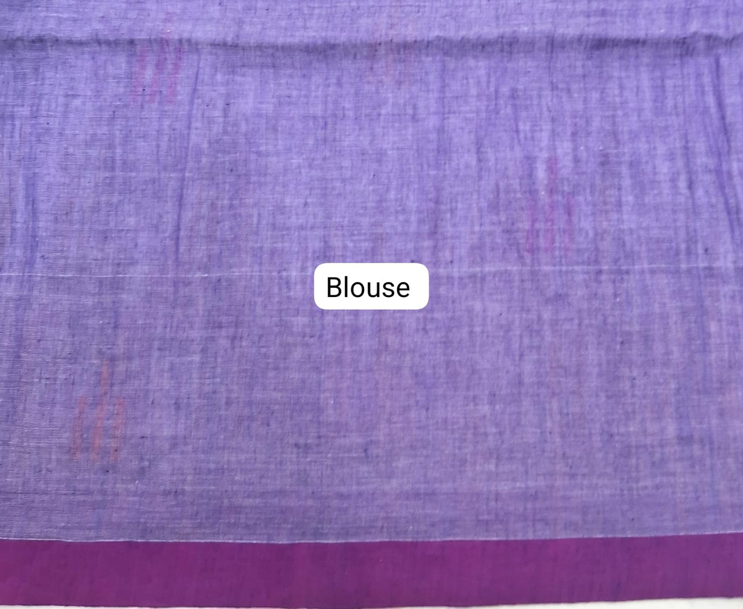 Lavender Khadhi Cotton Saree
