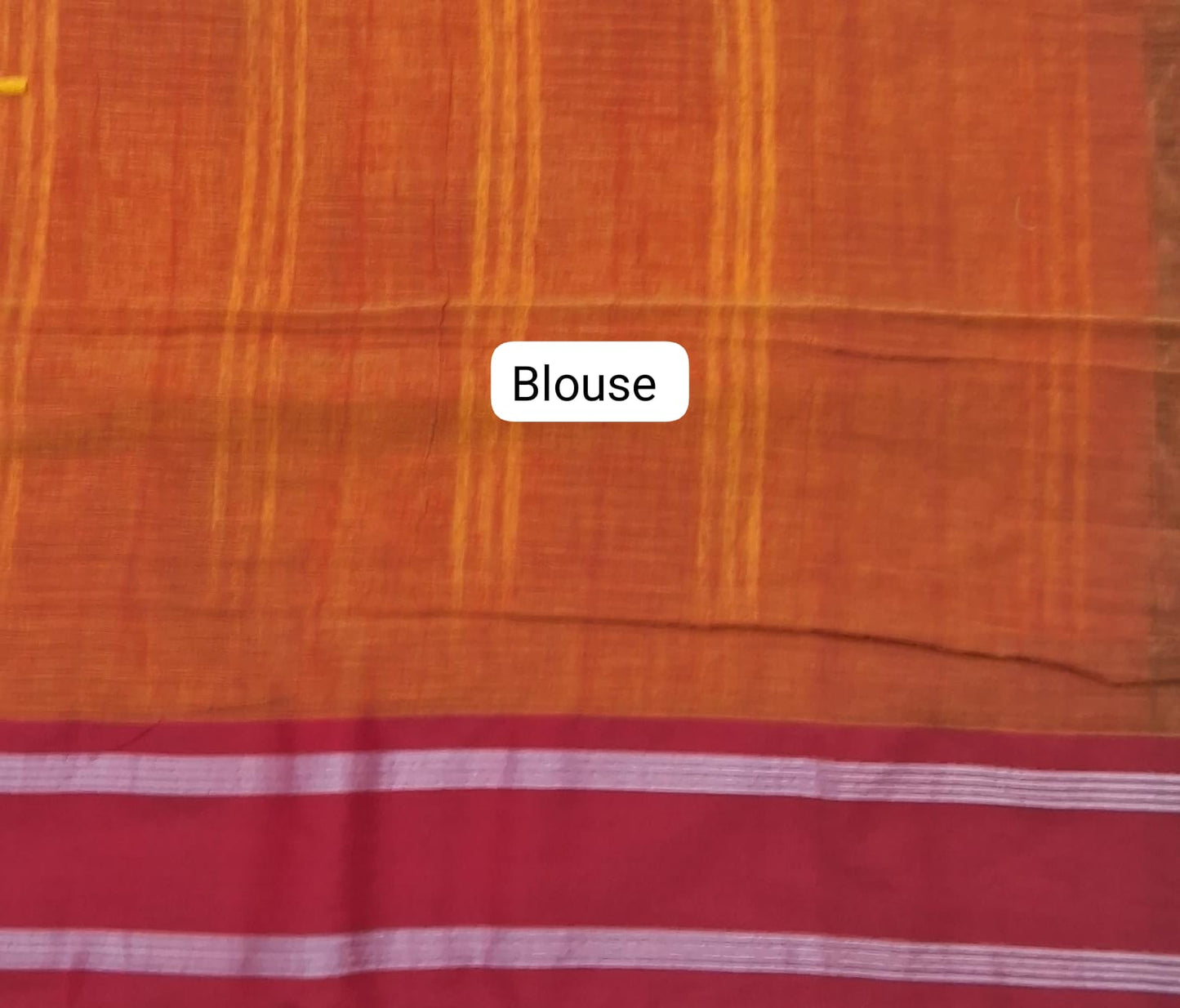 Mango Yellow Khadhi Cotton Saree
