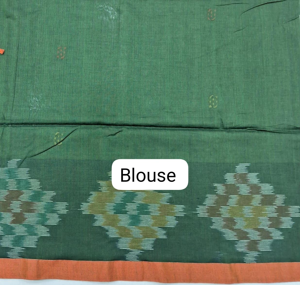 Green Khadhi Cotton Saree