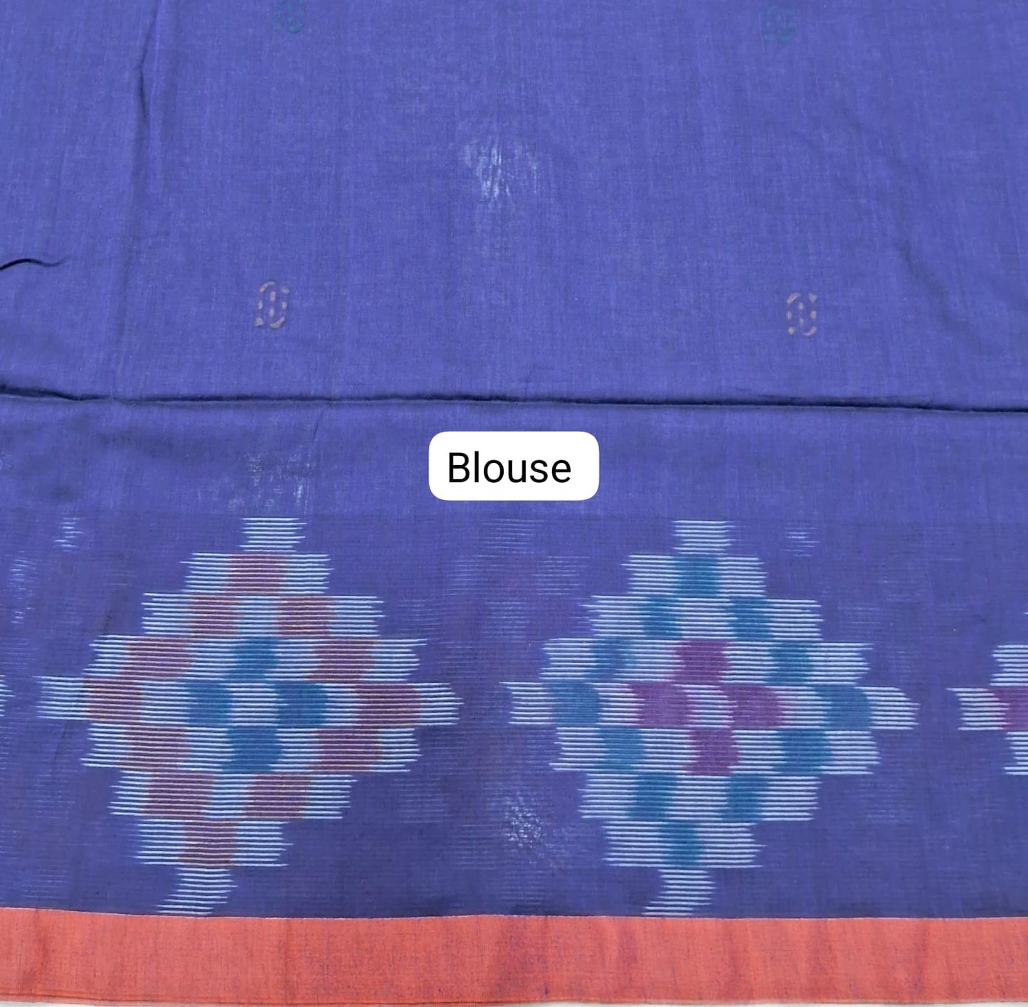 Navy Blue Khadhi Cotton Saree