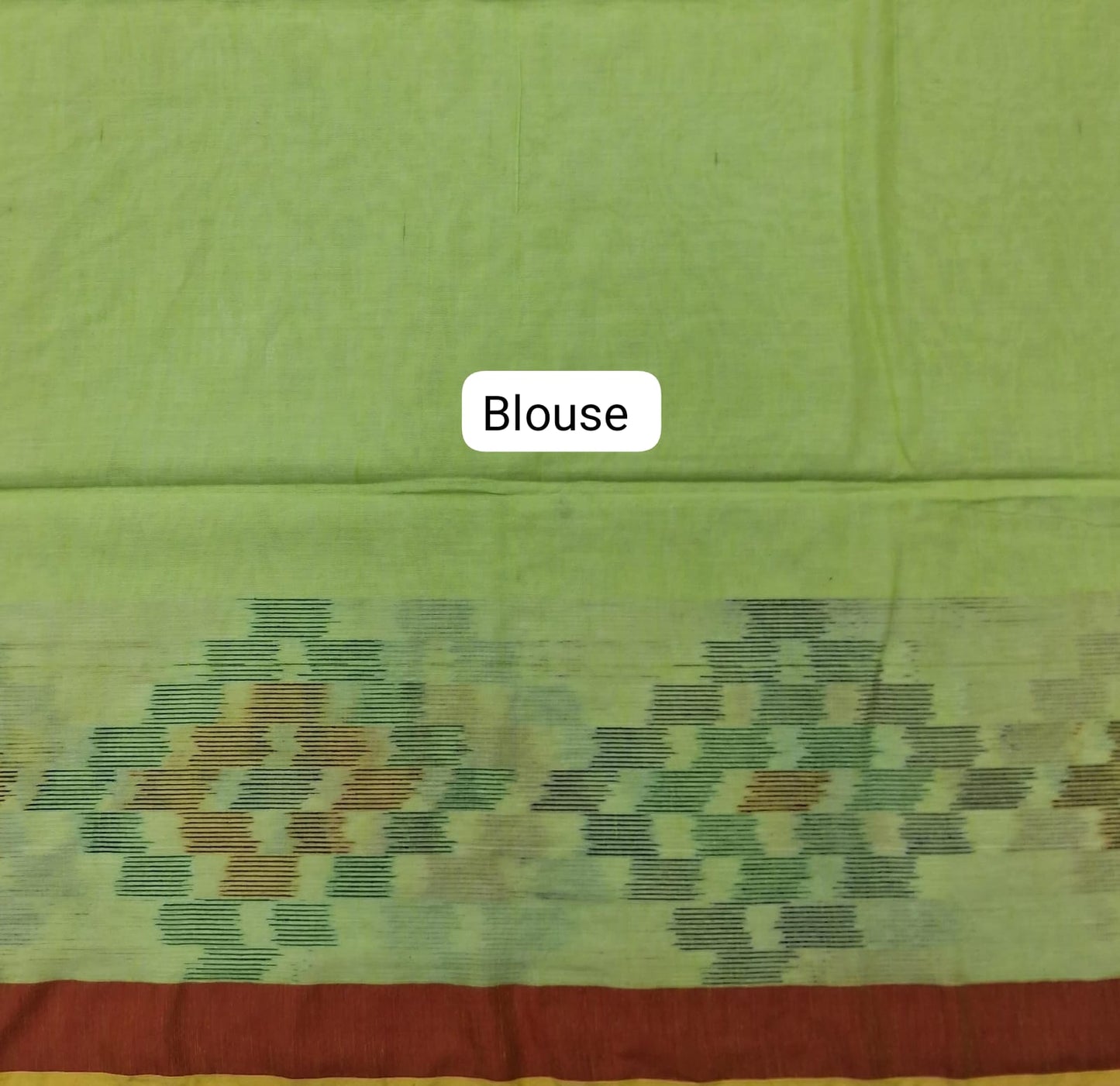 Light Green Khadhi Cotton Saree