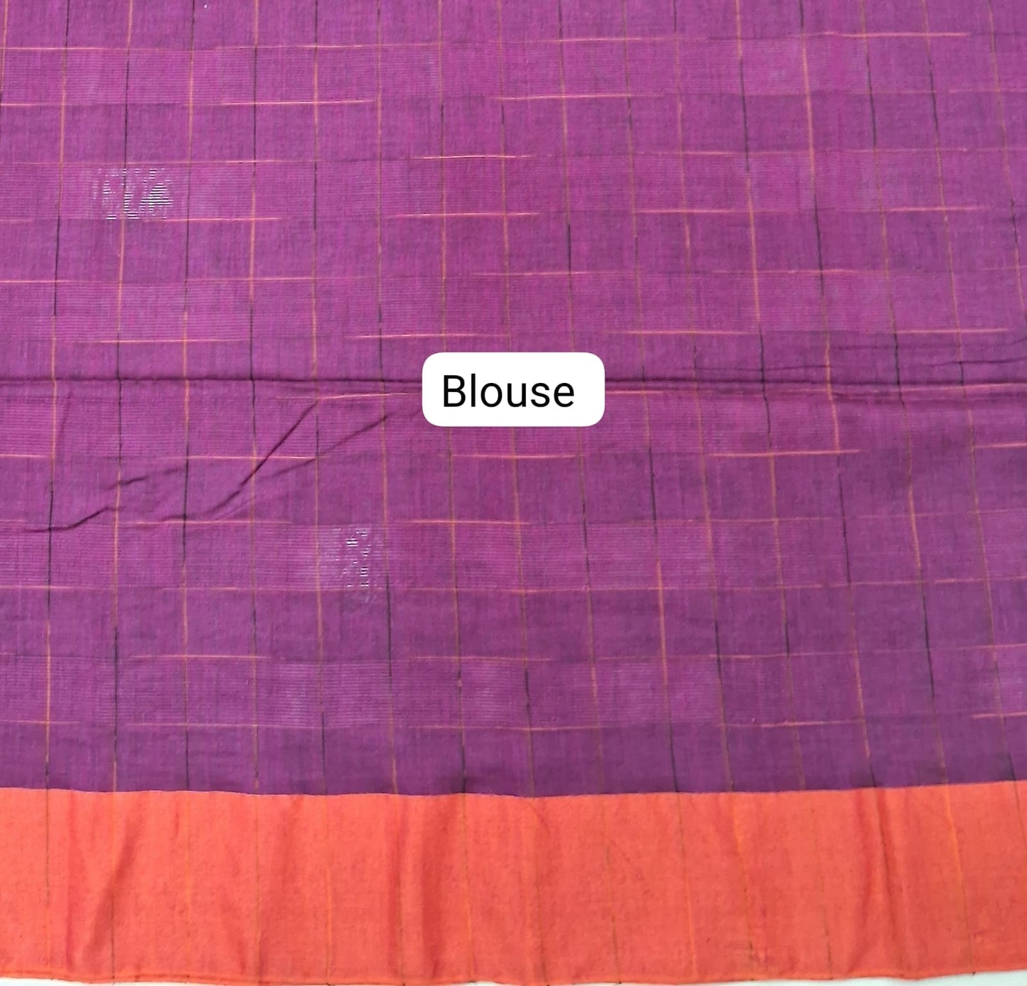 Purple Khadhi Cotton Saree