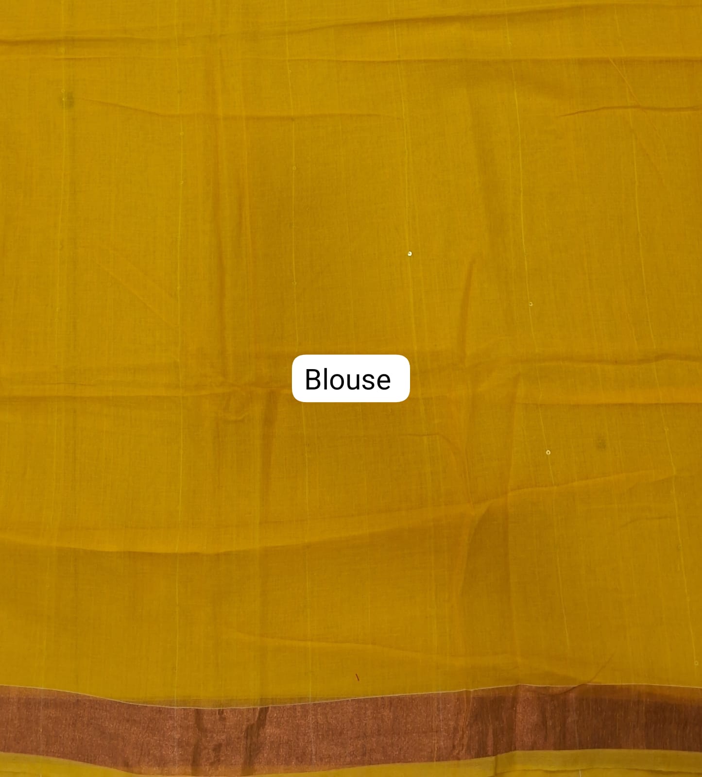 Mango Yellow Khadhi Cotton Saree