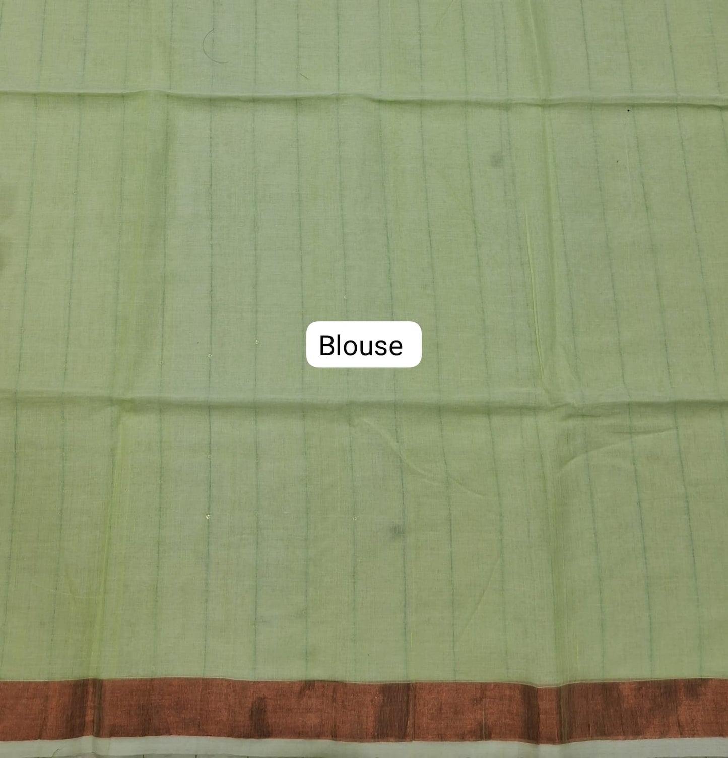 Pista Green Khadhi Cotton Saree