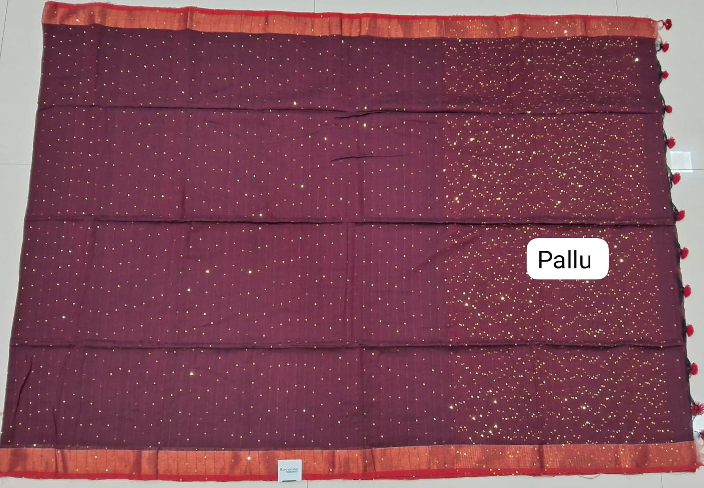 Brown Khadhi Cotton Saree