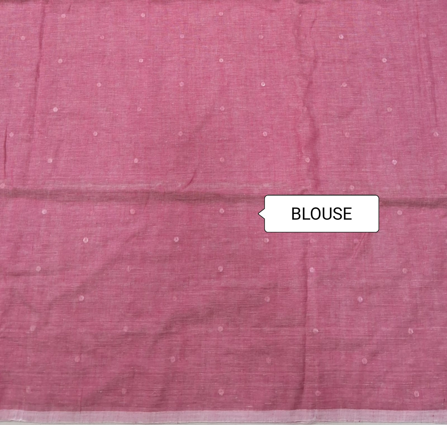 Pink Khadhi cotton saree