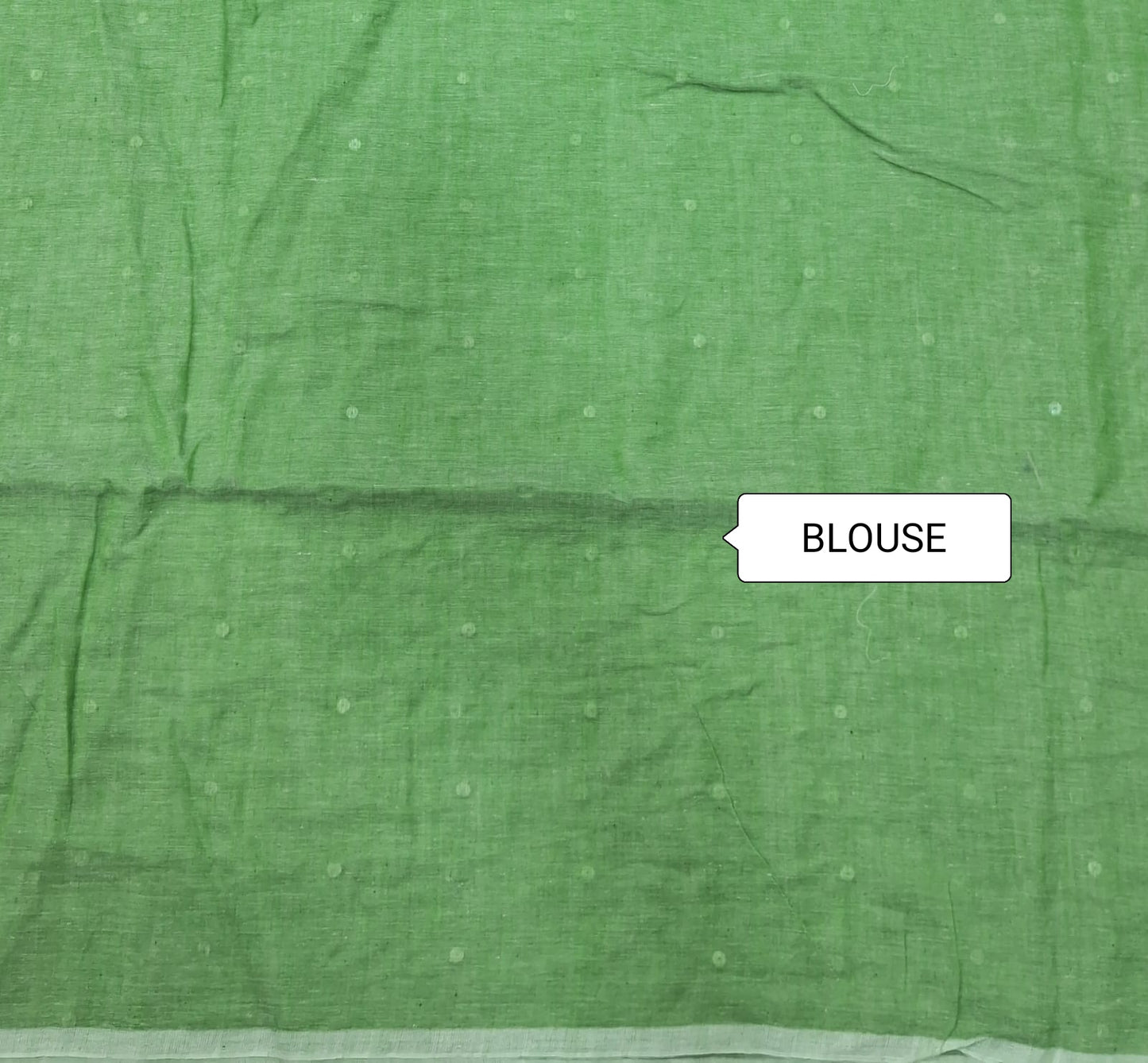 Green Khadhi cotton saree