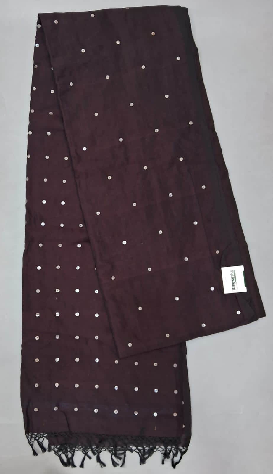 Wine Khadhi cotton saree