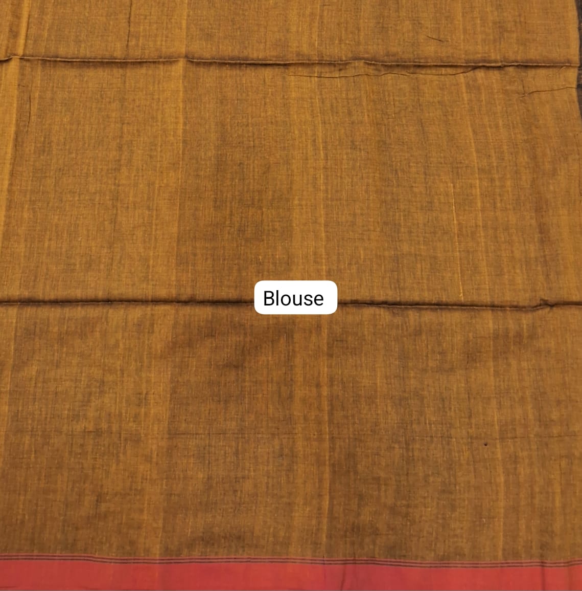 Dark Brown Khadhi Cotton Saree