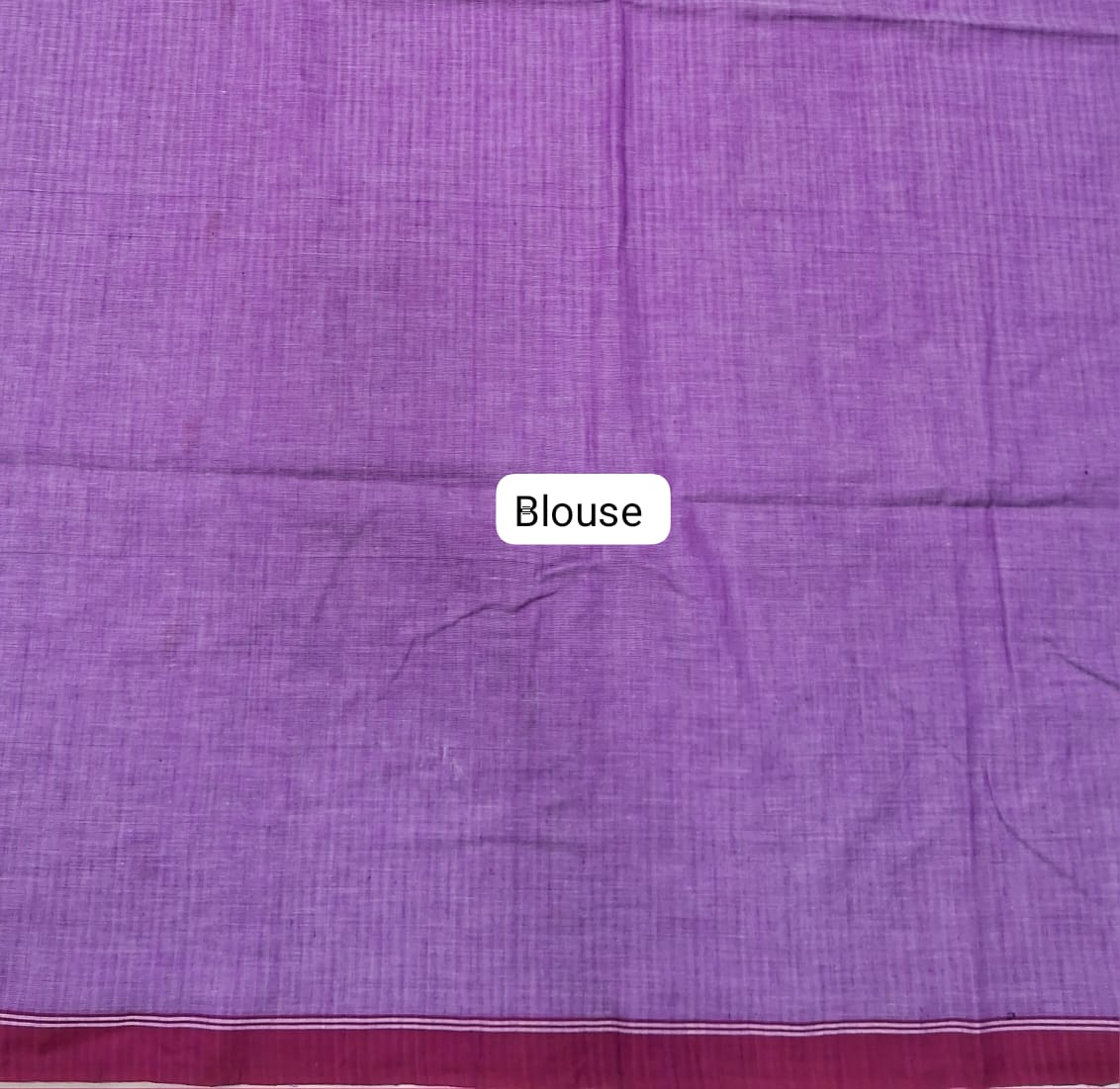 Lavender Khadhi Cotton Saree