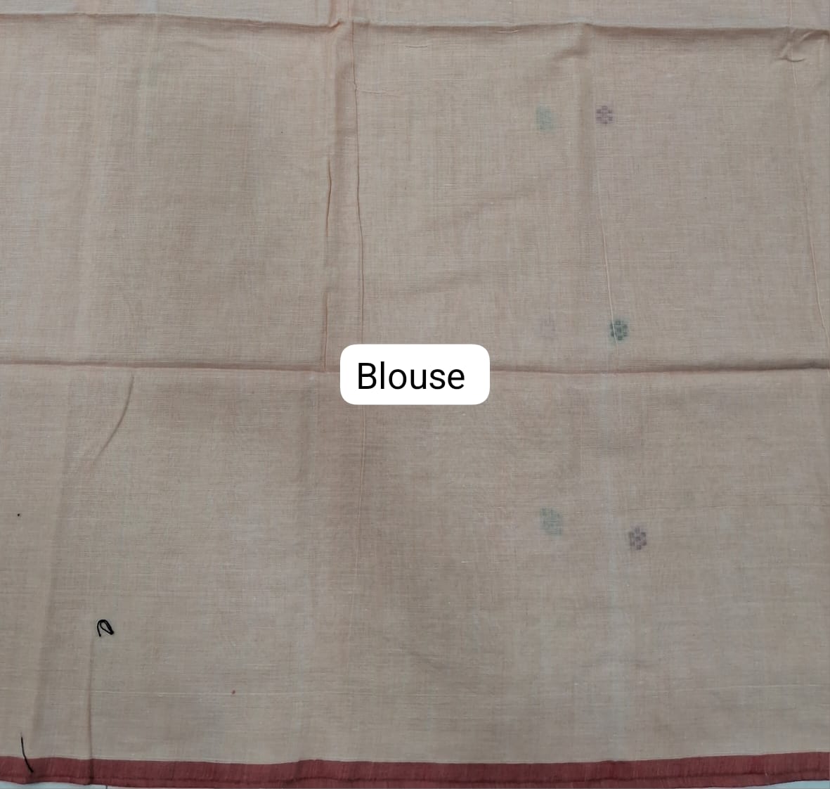 Beige Khadhi Cotton Saree