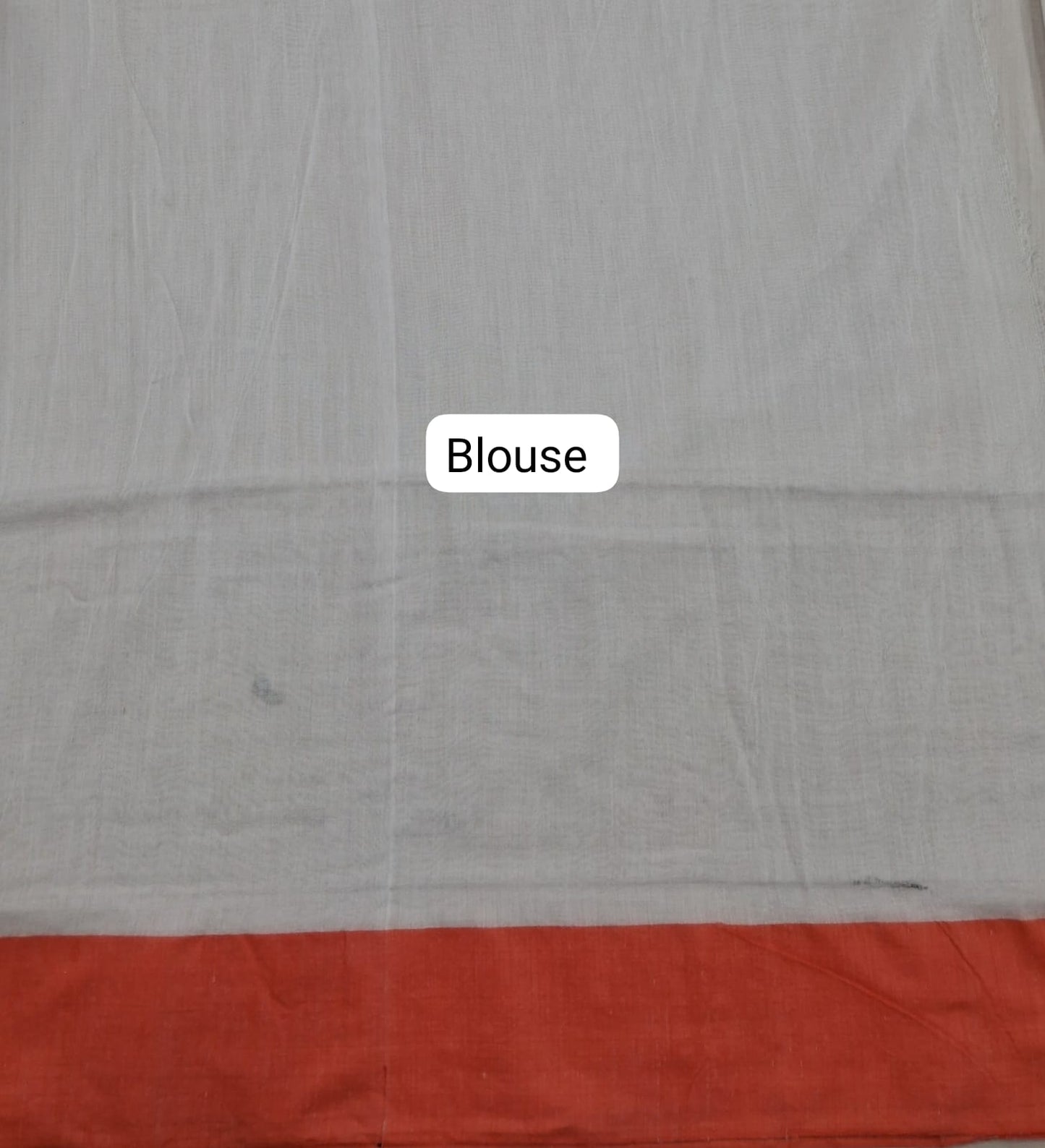 White Khadhi Cotton Saree