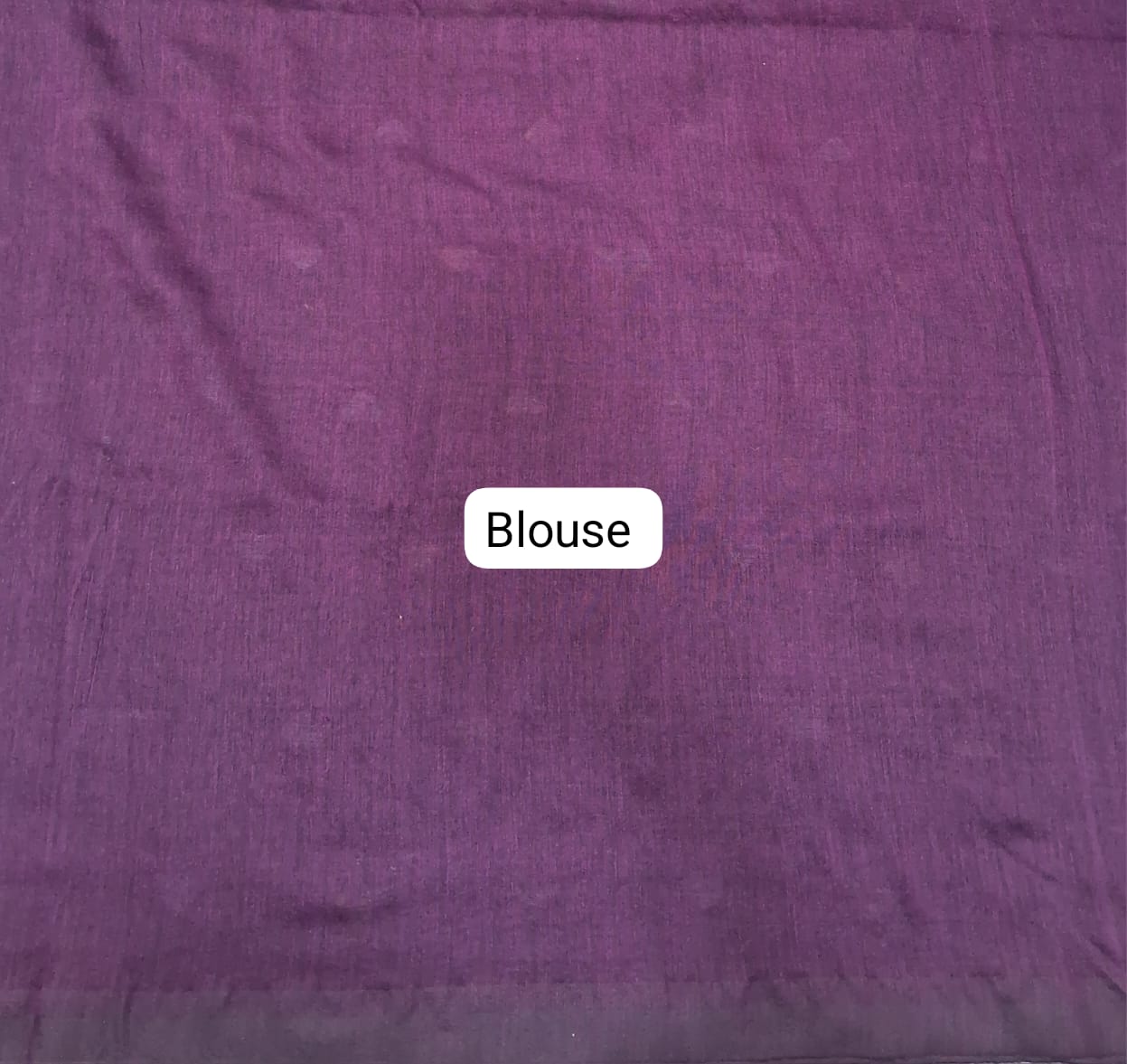 Wine Khadhi Cotton Saree