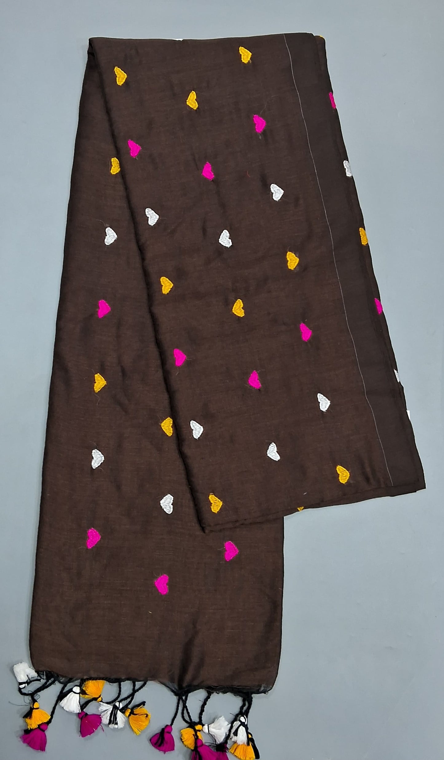 Walnut Brown Khadhi Cotton Saree