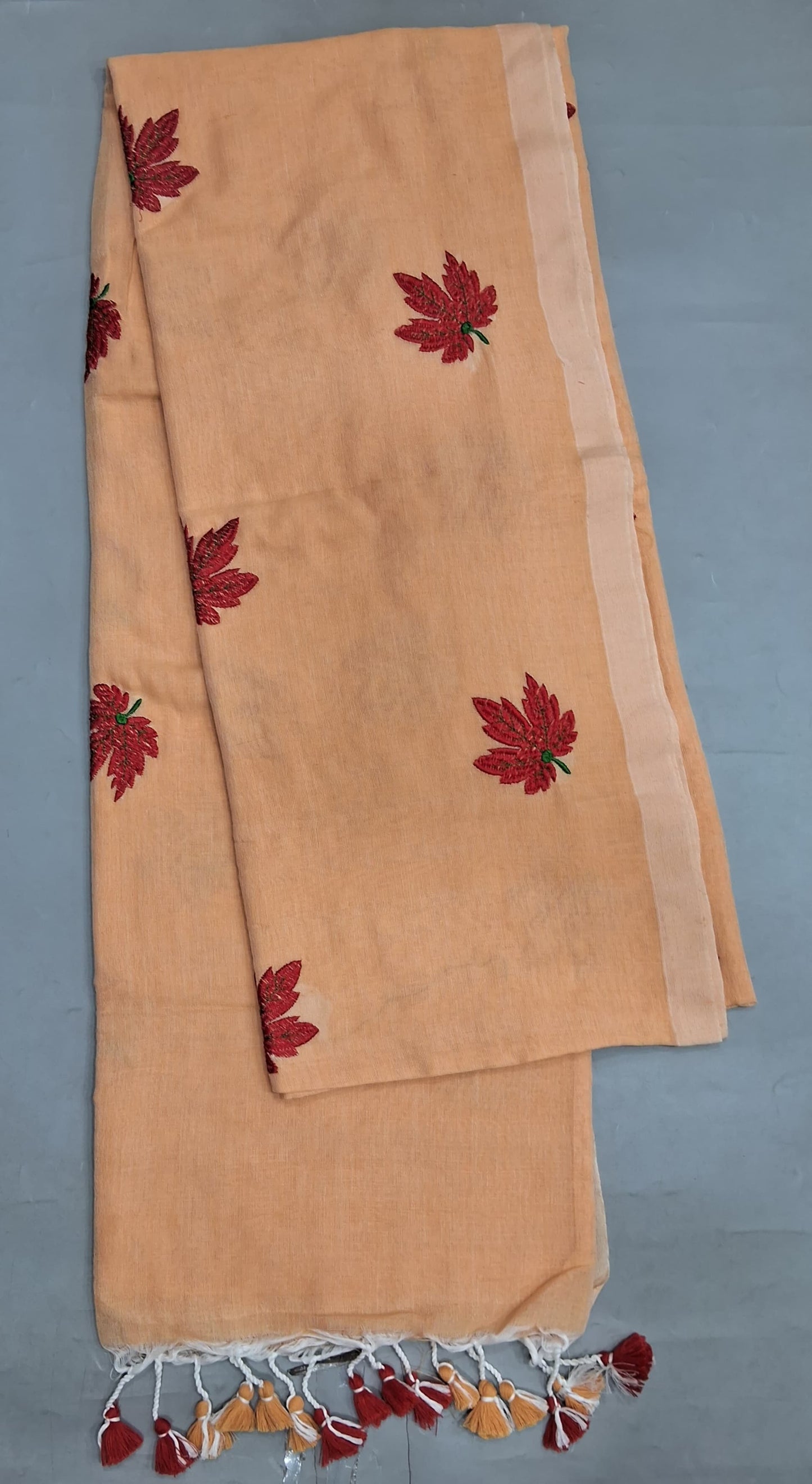 Beige Khadhi Cotton Saree