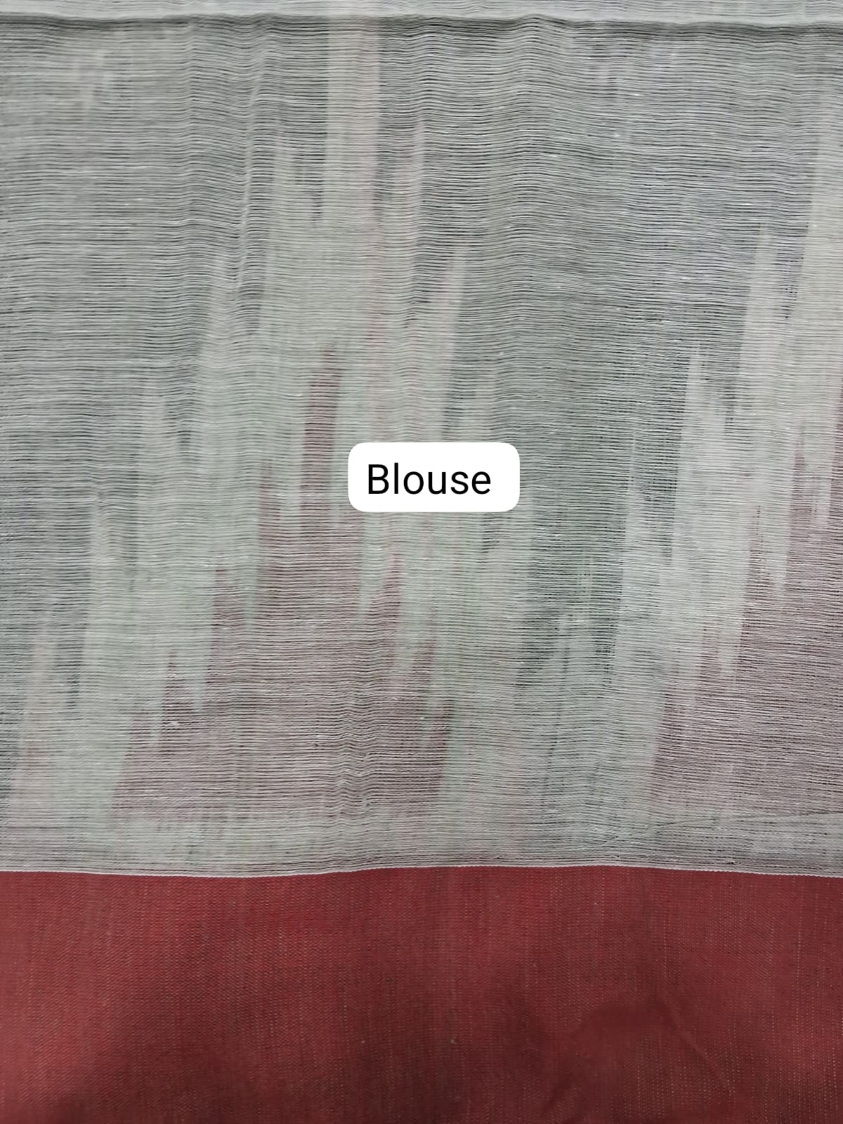 Light Pista Green Khadhi Cotton Saree blouse