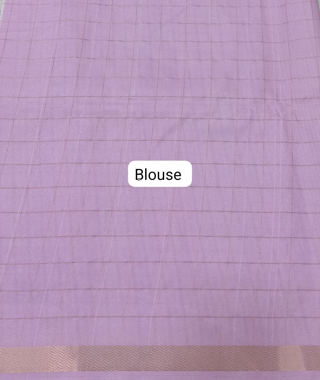 Pista Green Tussar Saree Blouse