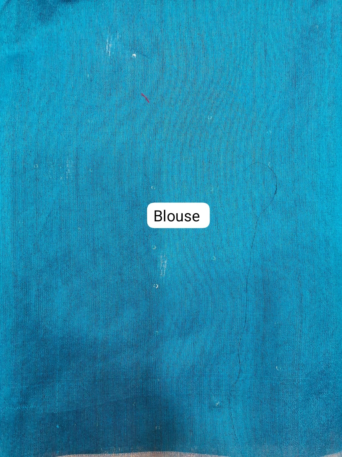 Royal Blue Muslin Saree blouse